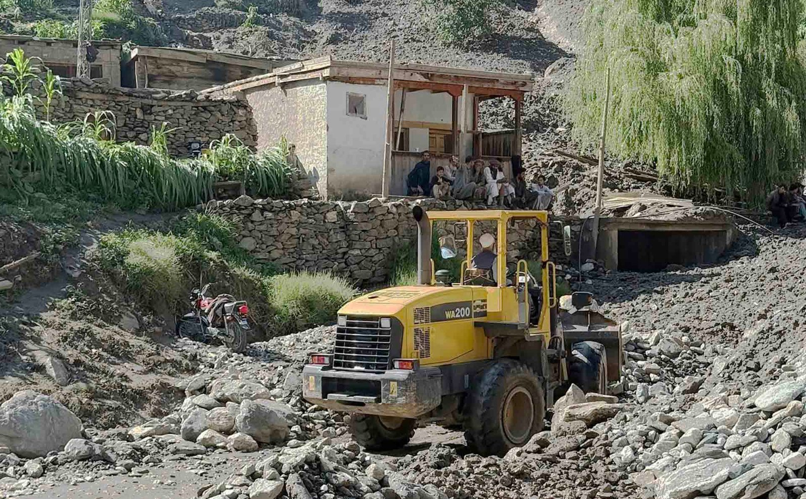 Severe monsoon rains trigger landslides across Diamer district
