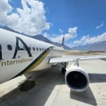 A PIA flight at Skardu International Airport in Gilgit-Baltistan. (Photo: Imran Ahmed Hunzai/KarakoramToday.com)