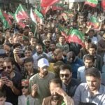 PTI Gilgit-Baltsitan protests in Gilgit on call of former PM Imran Khan