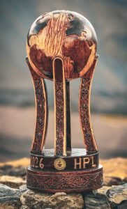 Hunza Premier League 2026 Wooden Trophy by Hunzo e Hayan